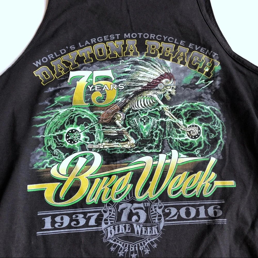 NWT Daytona Bike Week 2016 Tank Top Size Large T88 - Picture 7 of 8